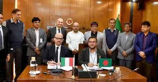 থ্যালেস আলেনিয়া স্পেসের সঙ্গে বিএসসিএলের সমঝোতা চুক্তি